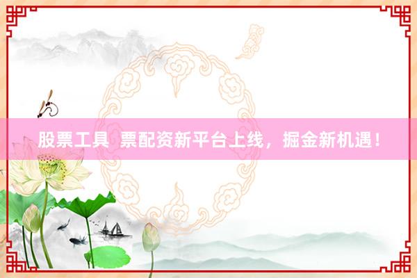 股票工具  票配资新平台上线，掘金新机遇！